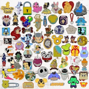 100 Disney Trading Pins Assorted Pin Lot ~ Brand New Pins ~ No Doubles ~ Authentic
