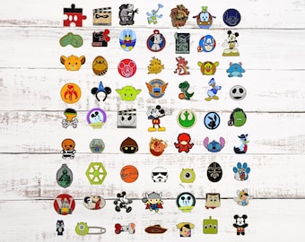 50 Boy Themed Disney Pin Lot Randomly Assorted Park Trading Pins Brand New