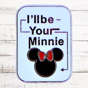Minnie Mouse I&#39;ll Be Your Minnie Individual Disney Park Trading Pin ~ Brand New