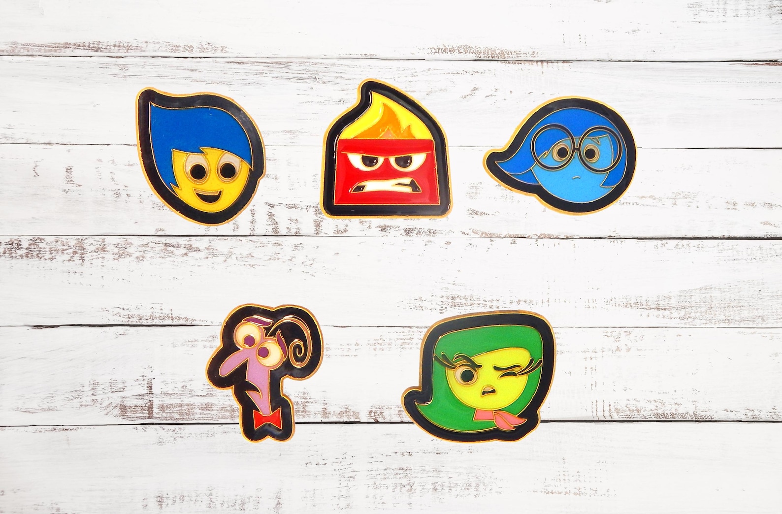 Inside Out Themed 5 Starter Pin Set Disney World Parks Trading Pins ...