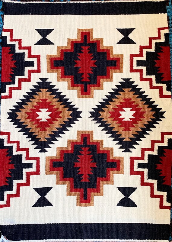 Authentic Navajo Rug Rugmaking Art & Collectibles