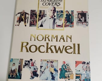 Norman Rockwell 332 Magazine Covers Hardcover 1979 Coffee Table Book 15x12
