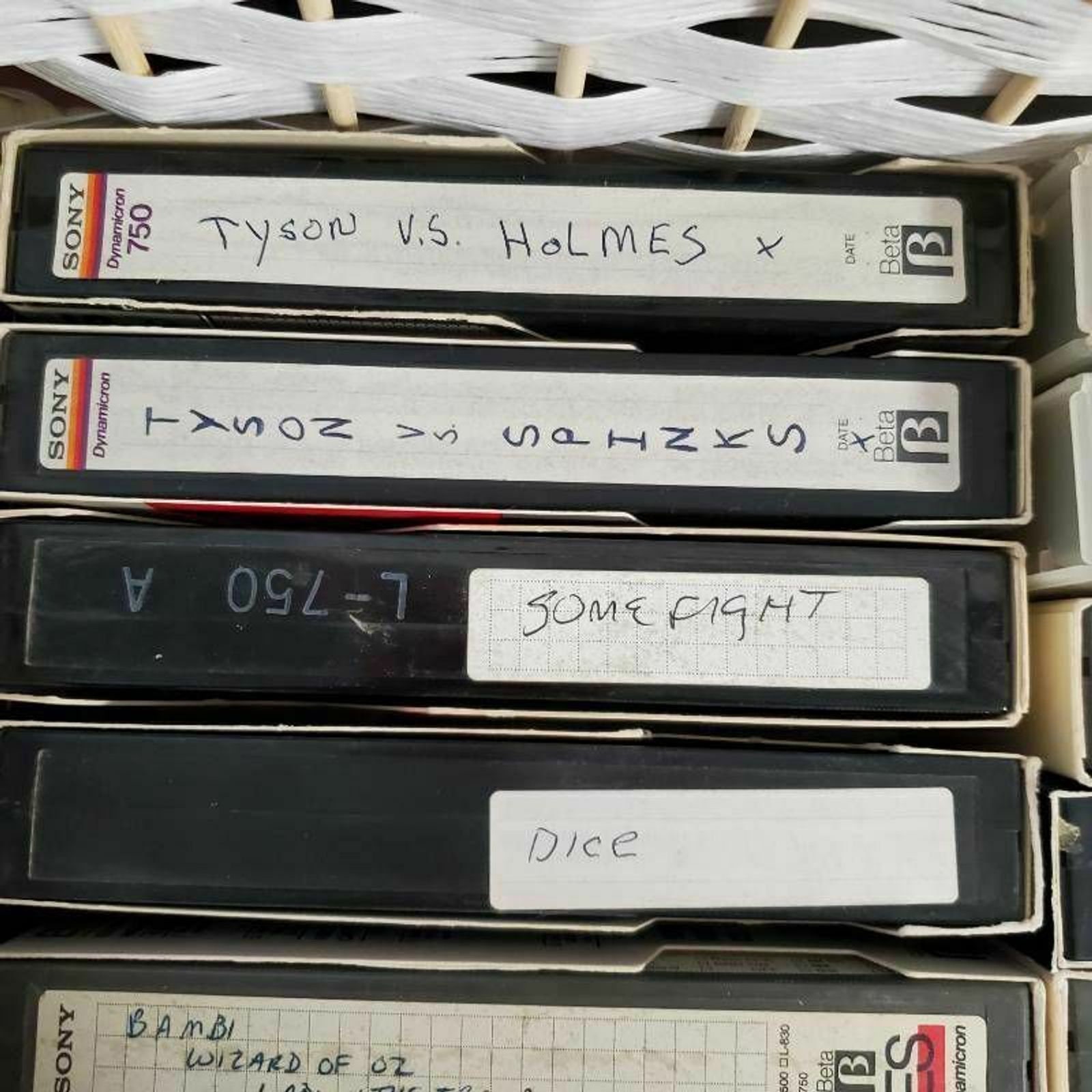 Beta Max Video VCR Tapes Lot of 29 Vintage Betamax Home Etsy