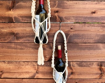 Macrame Wine Tote