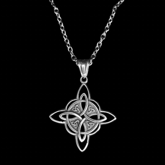 Witch Knot Necklace | Stainless Steel | Gothic & Witchy Jewellery