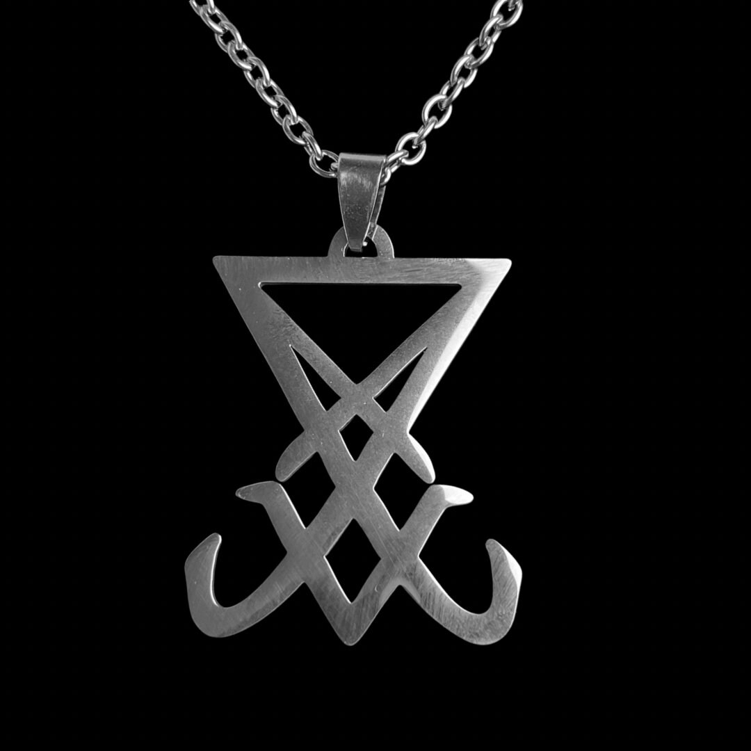 Illuminati Sigil Of Lucifer Pendant And Necklace - Adaline main image 1