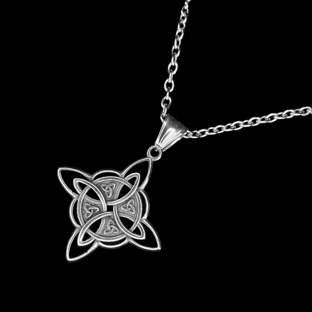 Witch Knot Necklace | Stainless Steel | Gothic & Witchy Jewellery - Etsy