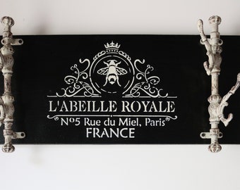 French Country Farmhouse Towel coat rack home Christmas gift ready to ship