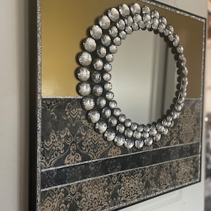 Modern entry bathroom bedroom mirror