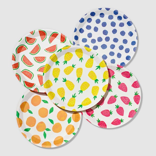 Peach Paper Plates Etsy