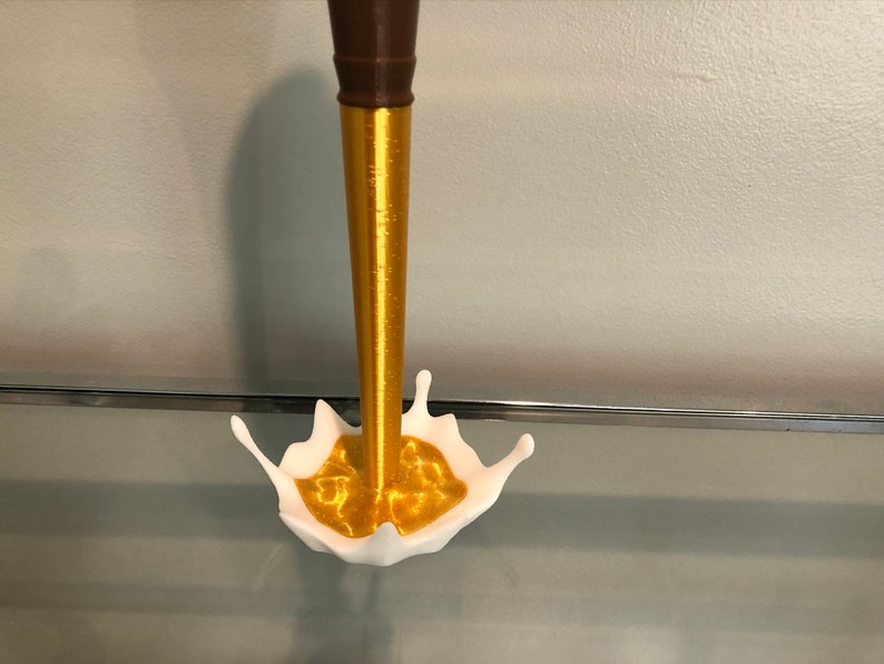 Floating Pouring Beer Bottle Kitchen Decor Bar Decor Etsy