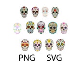 Sugar Skull SVG PNG - Digital Download Only