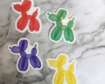 Balloon dog stickers