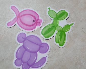 Balloon Animal Vinyl Sticker