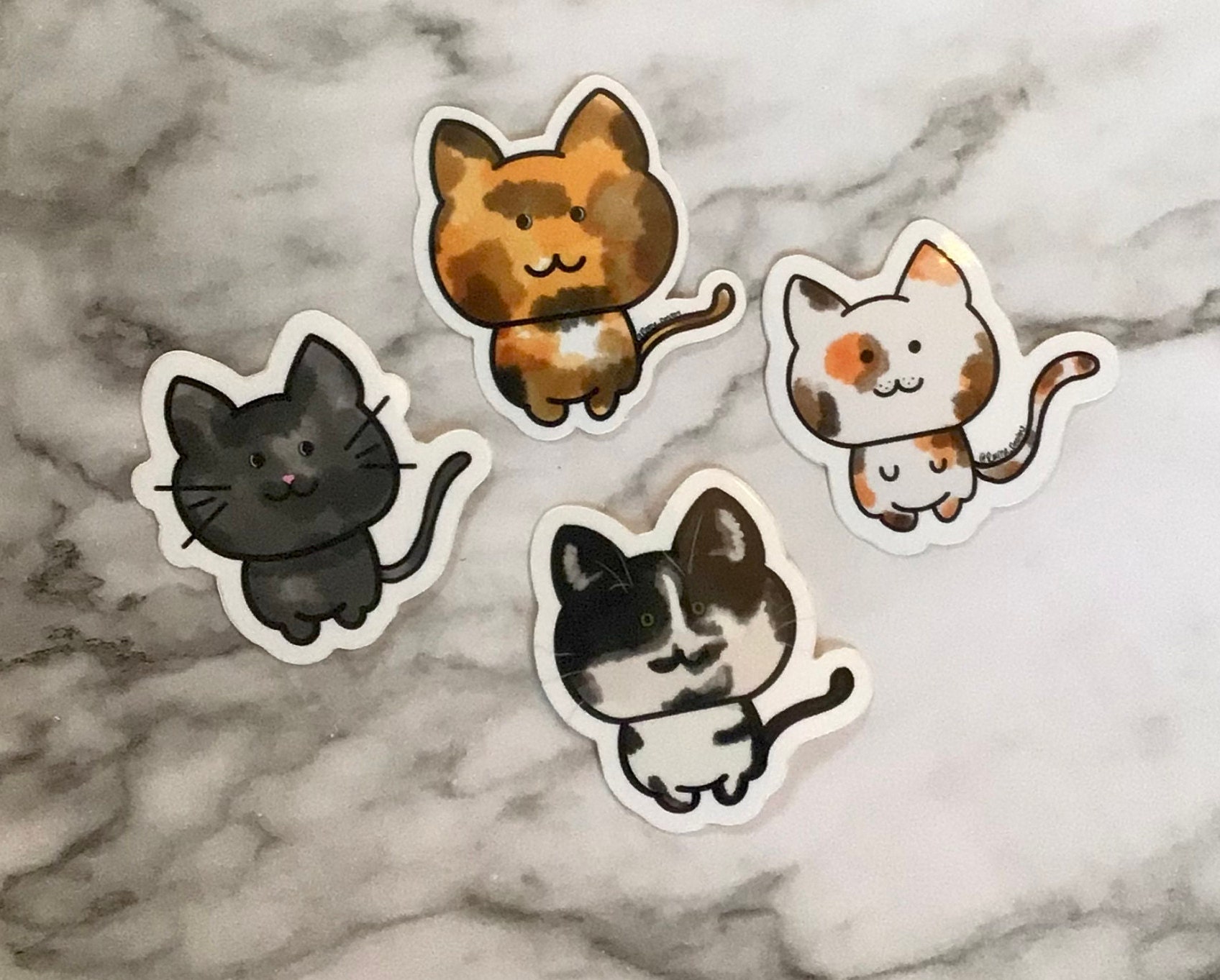 Cat Stickers, Sticker Pack - Etsy