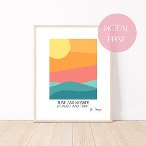 Oh the Places You'll Go Zitat, Dr. Seuss Zitat, Wandkunst, Spielzimmer Dekor, Kinderzimmer Druck, digitale Kunst, digitaler Download, printable