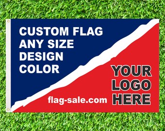 Custom Flag Custom Flags Custom House Divided Flag Etsy