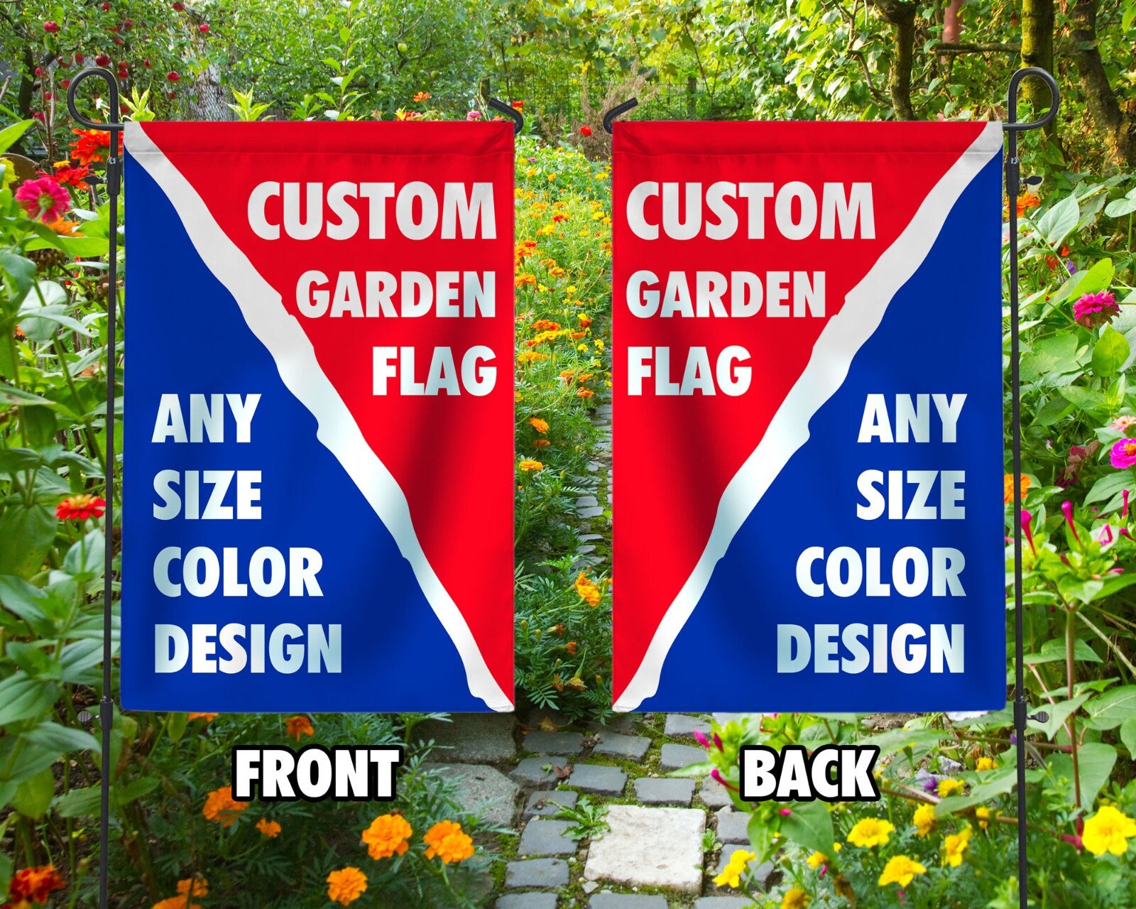 Custom Garden Flag 12X18 garden flag garden decoration Etsy