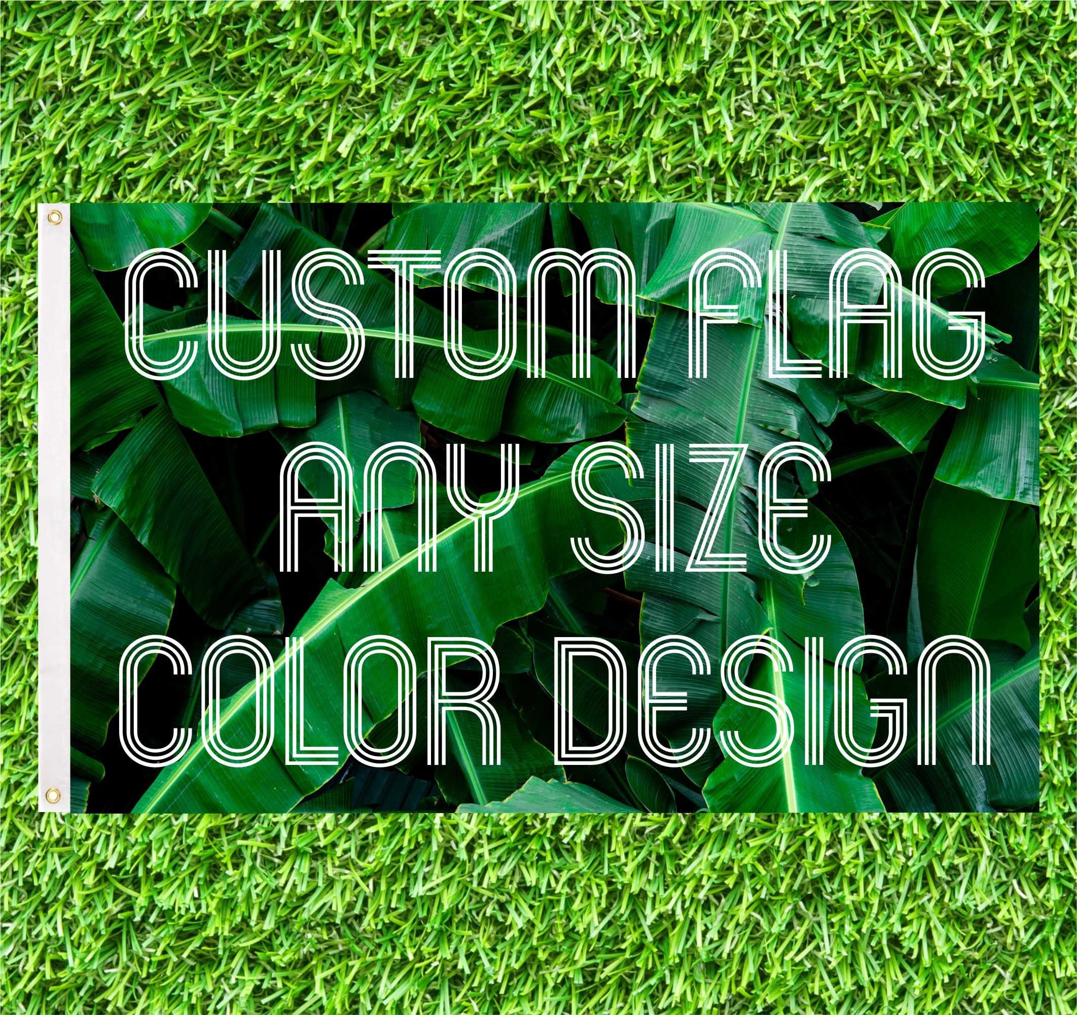 Custom Flag 3X5 Garden Banner 12X18 Personalized Flag Etsy