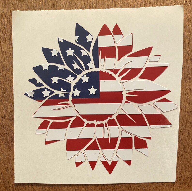 Free Free 73 American Flag Sunflower Svg Black And White SVG PNG EPS DXF File