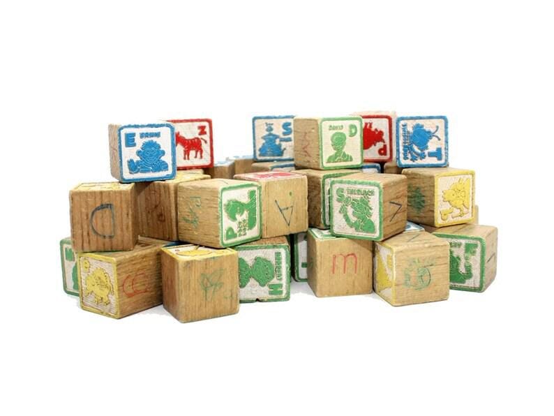 Sesame Street Alphabet Blocks Png - Etsy