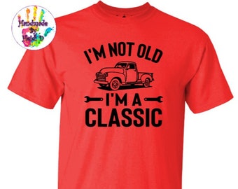 Classic Car Truck T-Shirt: Funny Gift for Car Guy