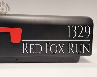 Mailbox Decal - Mailbox Numbers - Street Address - Vinyl Decal - Address Sticker - Mailbox Sticker-House Numbers-Vinyl Mailbox Decal-Sticker