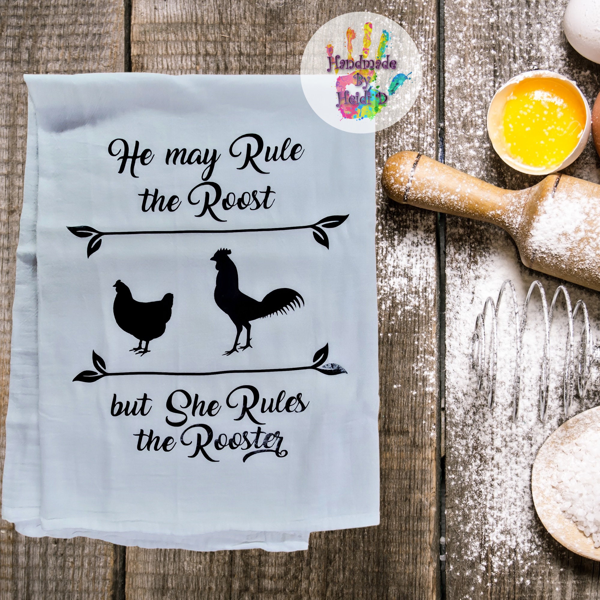 PRINTED Humorous Kitchen 5-pack #1 Flour Sack Kitchen Towels