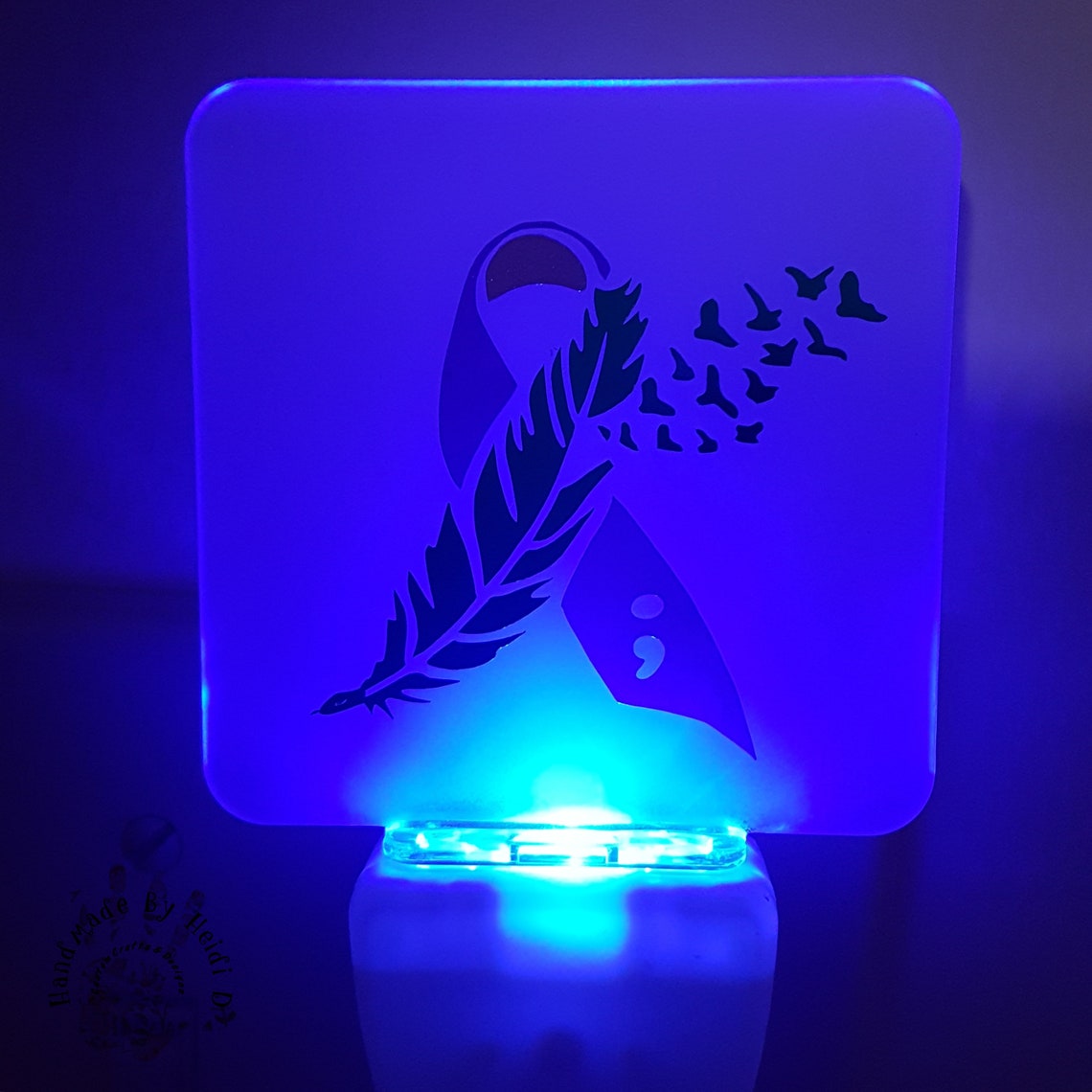 Awareness LED Night Light Breast Cancer Awareness MS Etsy