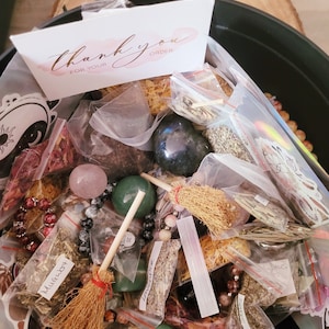 Lucky cauldron |lucky scoop| Witchy lucky dip|mystery scoop| Lucky dip| Real crystals| crystal confetti| Mystery surprise|witchy gift bag