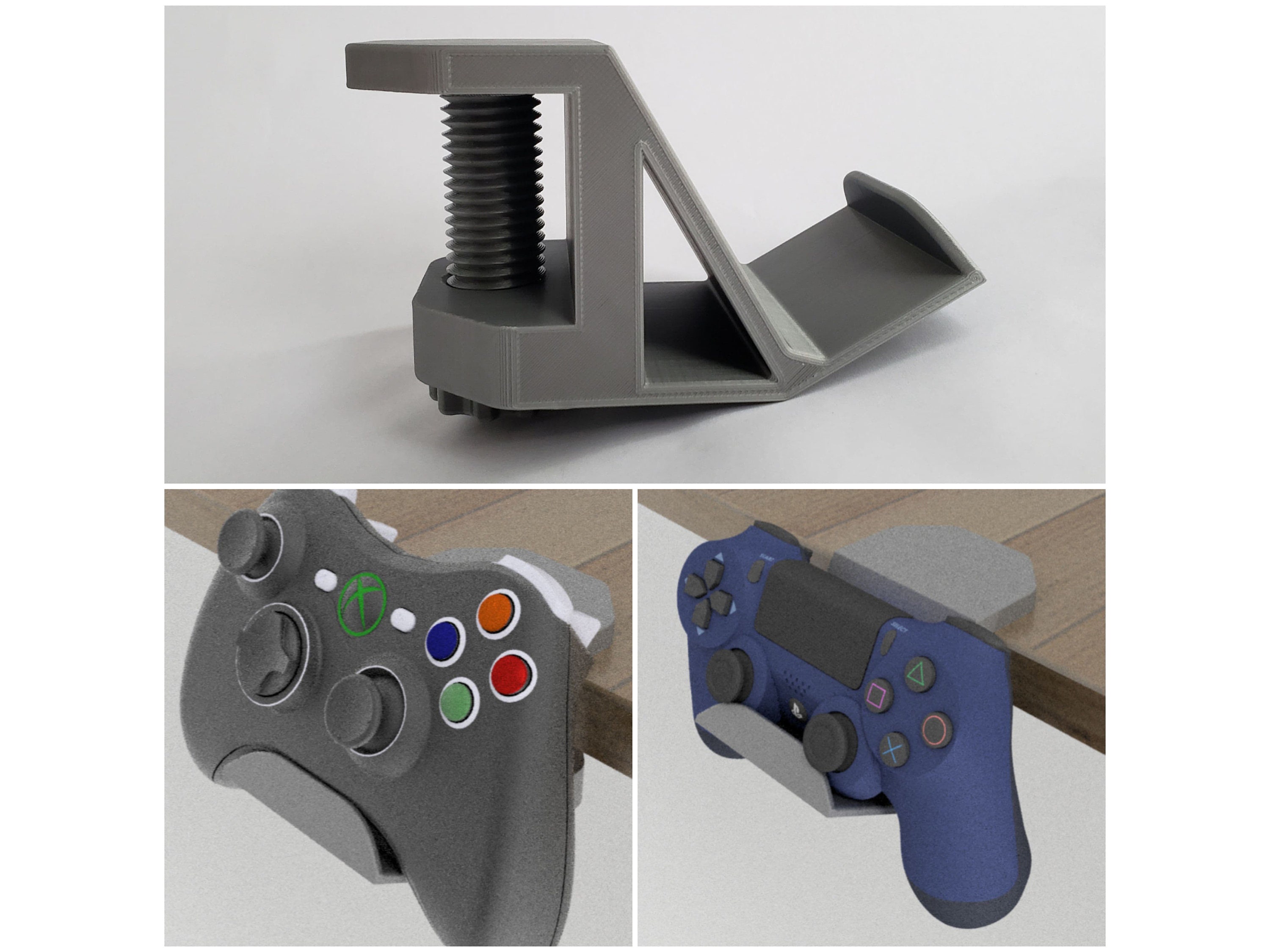 under desk xbox controller mount