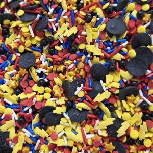 I Choose You PokeMix Sprinkle Mix | Approx 4oz jar | Pokémon-Inspired Sprinkles for Cupcakes, Cakes, Cookies & Ice Cream