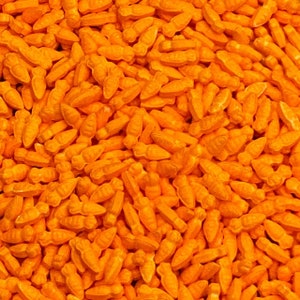 Sprinkles approx 4oz jar - Carrots
