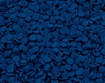 1 lb Confetti Sequin Sprinkles - Navy Blue 16oz