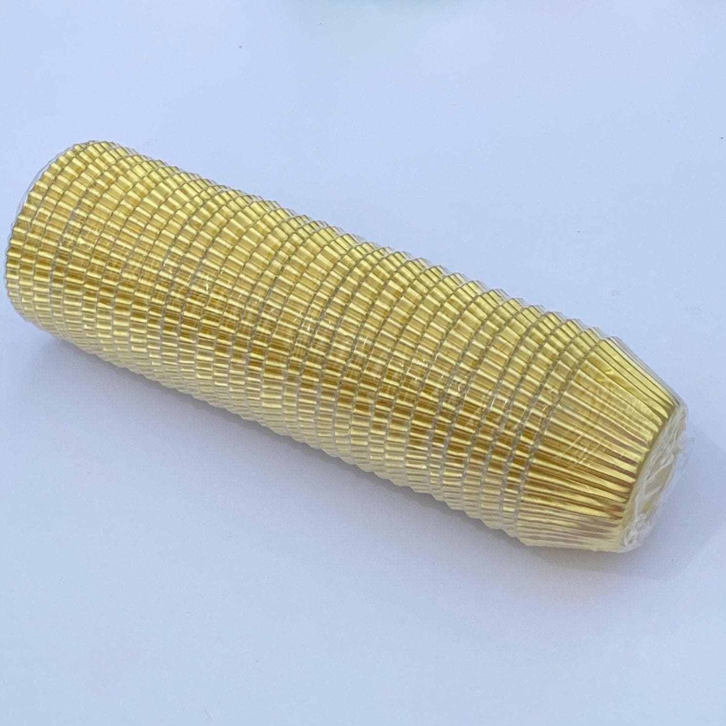 Foil Cupcake Baking Liner 500 ct sleeve - Gold