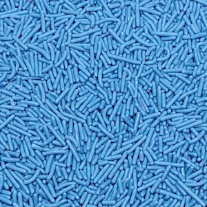 Jimmies Sprinkles 1 lb Bag - Placid Blue Jimmies