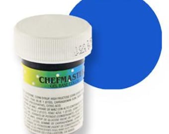 Chefmaster Gel Paste Food Color 1oz jar - Royal Blue