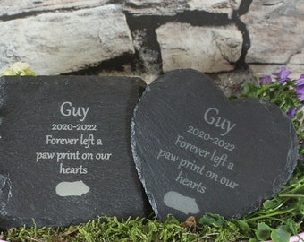 Personalised Pet Guinea Pig Memorial Plaque Grave Marker