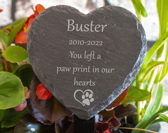 Pet Memorial Plaque - Personalised Grave Marker