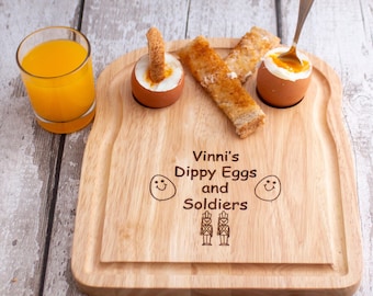 Personalised Breakfast Dippy Egg Board