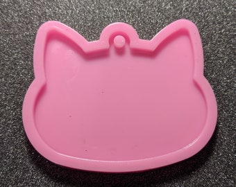 Cat Face Keychain Resin Silicone Mold