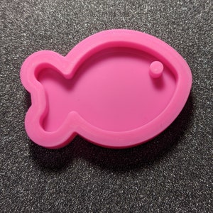 Fish Keychain Silicone Mold: Religious Resin Mold