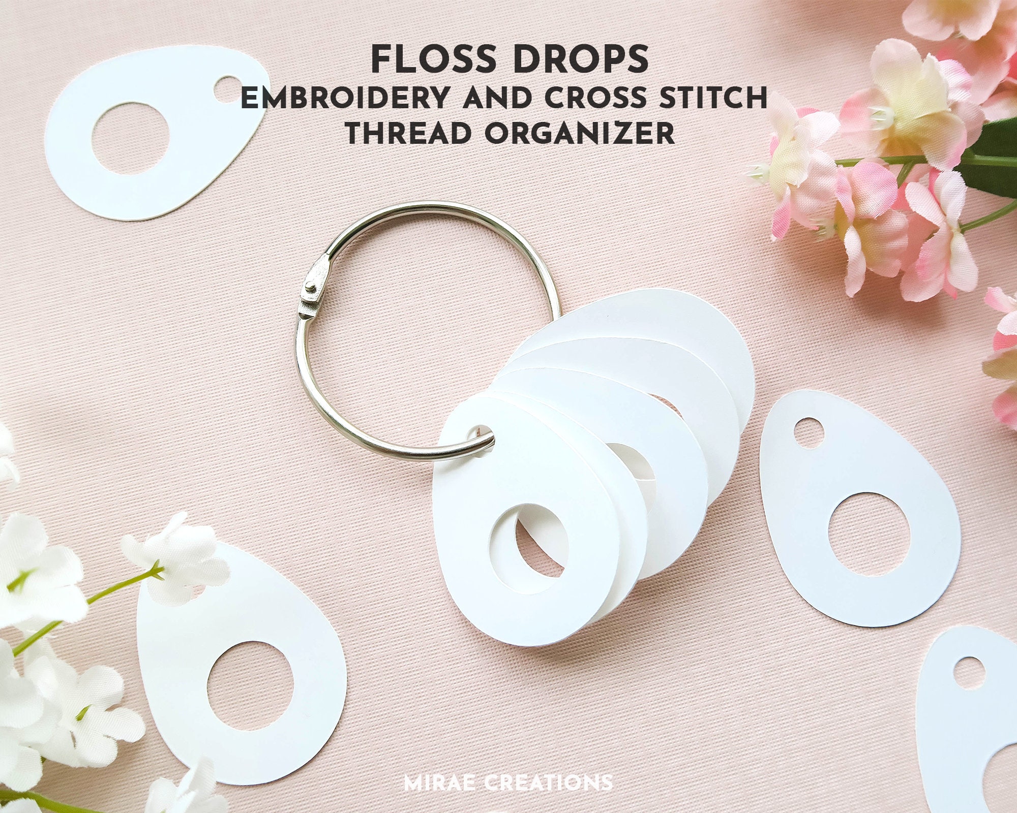 How to Make DIY Floss Drops for Cross Stitching Projects