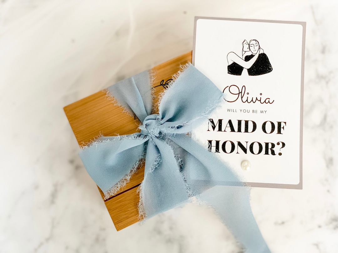 Bridesmaid Proposal Box | Personalized Wooden Gift Boxes for ...