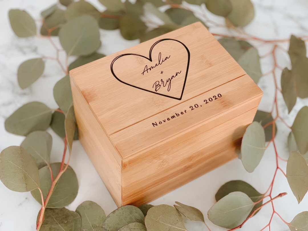 Personalized Memory Box Great for Wedding Gift Custom Keepsake Box Gift