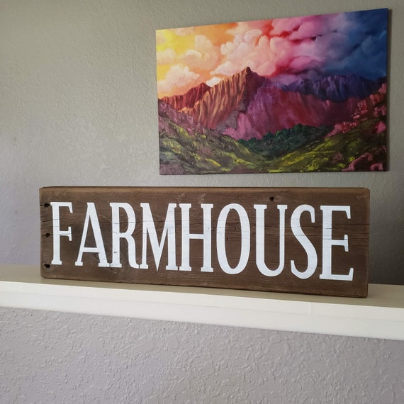 Farmhouse Sign Rustic Wall Decor Rae Dunn Sign Farmhouse Etsy