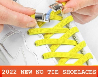 BEST NO TIE Shoelaces Stretchy Elastic Laces fits any shoes