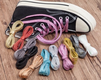 rose gold ribbon laces