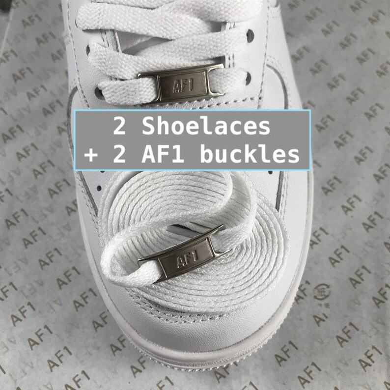 Nike Air Force 1 Shoelaces replacement shoe buckle metal plate Etsy