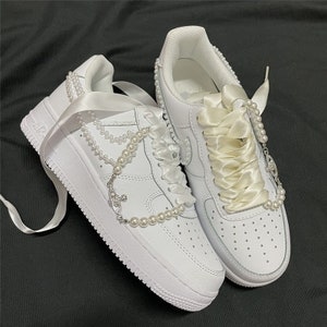 Ribbon satin shoelaces white ivory wedding bride david's bridal shoes the best shoe laces Ivory